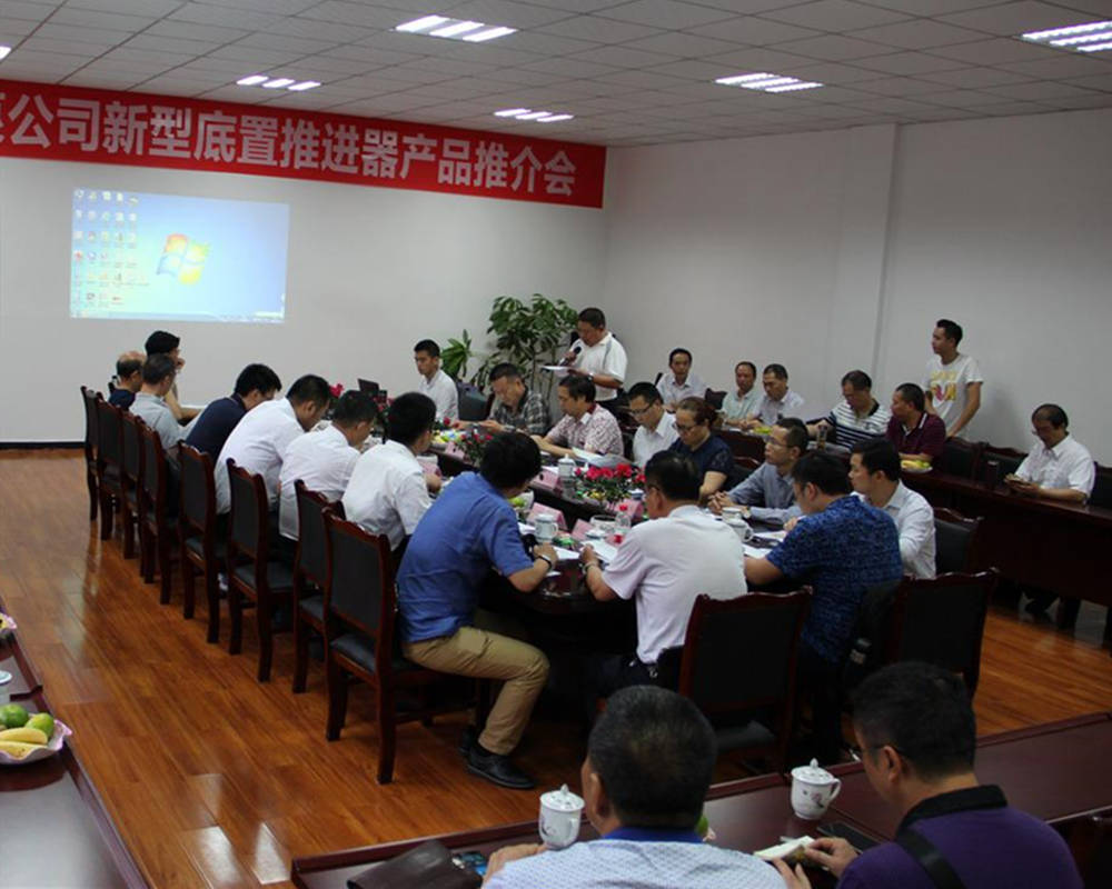 Our company successfully held the new product promotion meeting