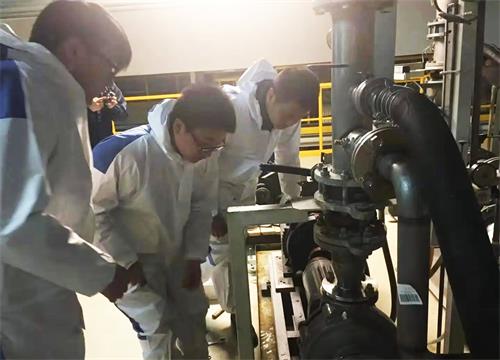 test the cooling device of chemical pump