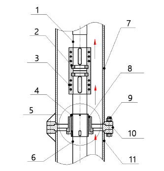 shaft-joint-structure-&radial-guide-bearing