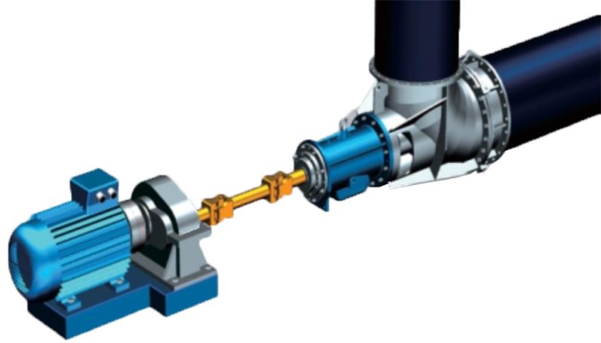 pipe-hung-arrangement-of-an-axial-flow-pump