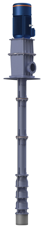 Vertical multistage long shaft pump