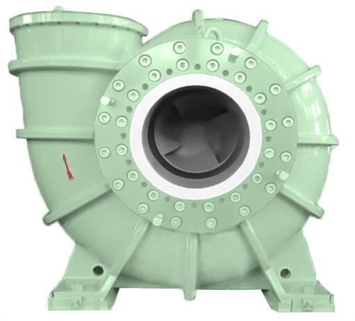 A SiC ceramics lined desulfurization pump