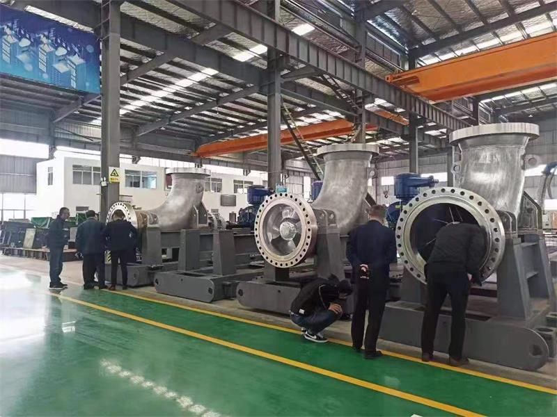 high-presure-axial-flow-pp-pe-loop-reactor-pumps-in-workshop