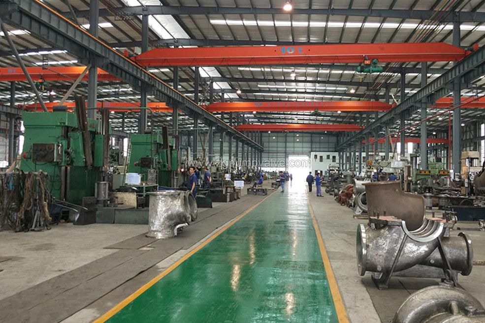The company has high-precision, full-featured machine tools for turning, milling, planing, drilling, boring, inserting, grinding, etc., to satisfy the processing requirements of various pump parts, and strictly implement the cold working process regulations.