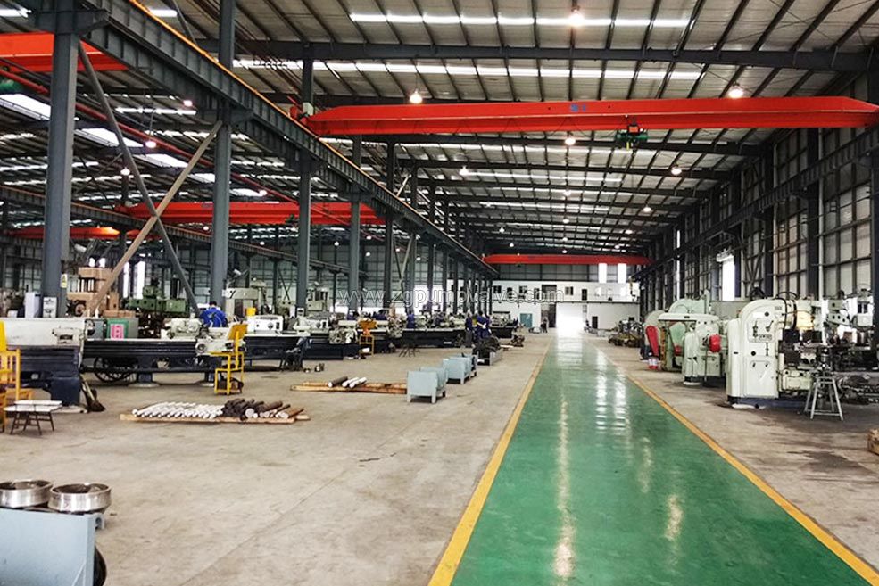 The company has high-precision, full-featured machine tools for turning, milling, planing, drilling, boring, inserting, grinding, etc., to satisfy the processing requirements of various pump parts, and strictly implement the cold working process regulations.