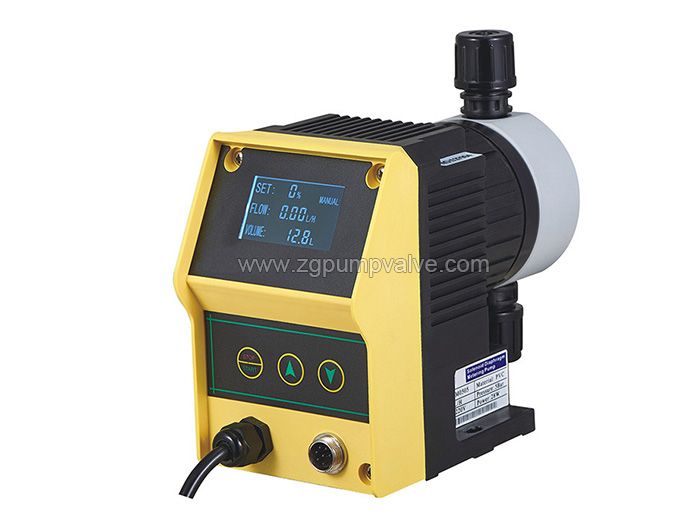 Electromagnetic drive diaphragm metering pump