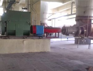 Horizontal axial flow pump