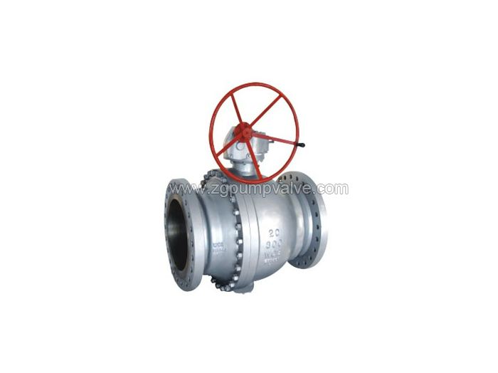 Cast steel fixed ball valve