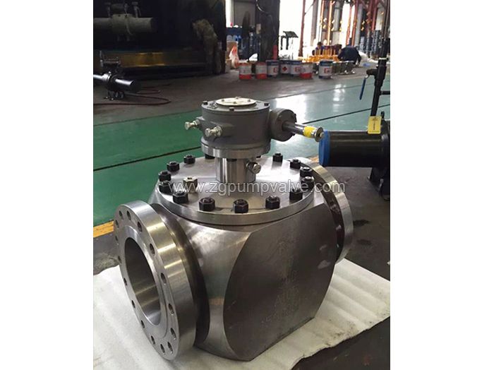 Top mounted ball valve