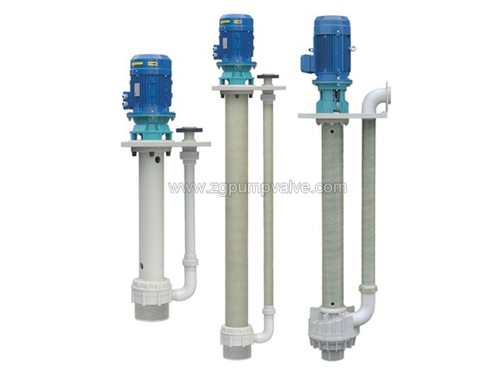 Fluoroplastic/PFA/PTFE submerged pump