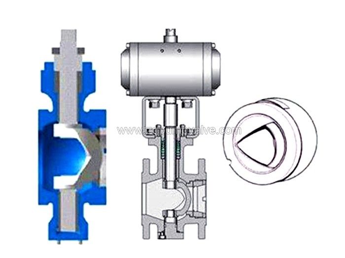 V type ball valve