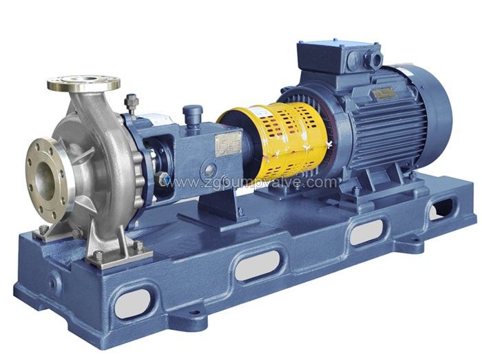 Horizontal chemical process pump