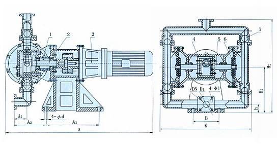 DBY electric diaphragm pump