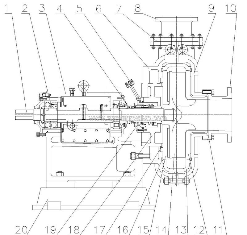 ZP foam slurry pump