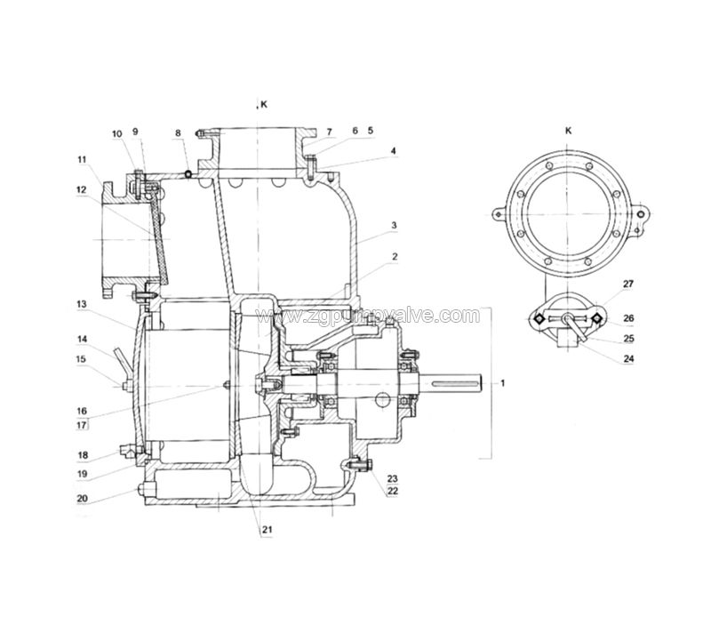 T&U series self-priming sewage pump