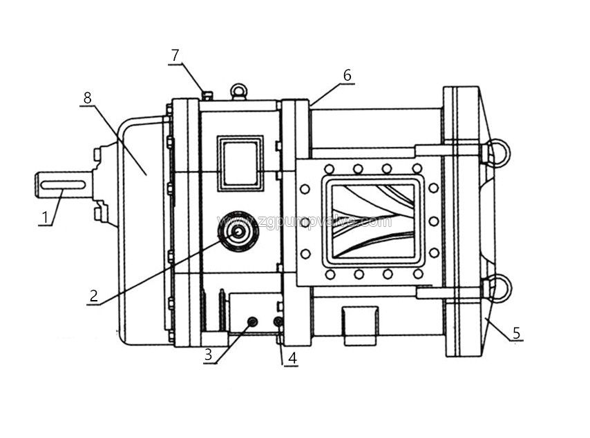 YZB rotary cam rotor pump